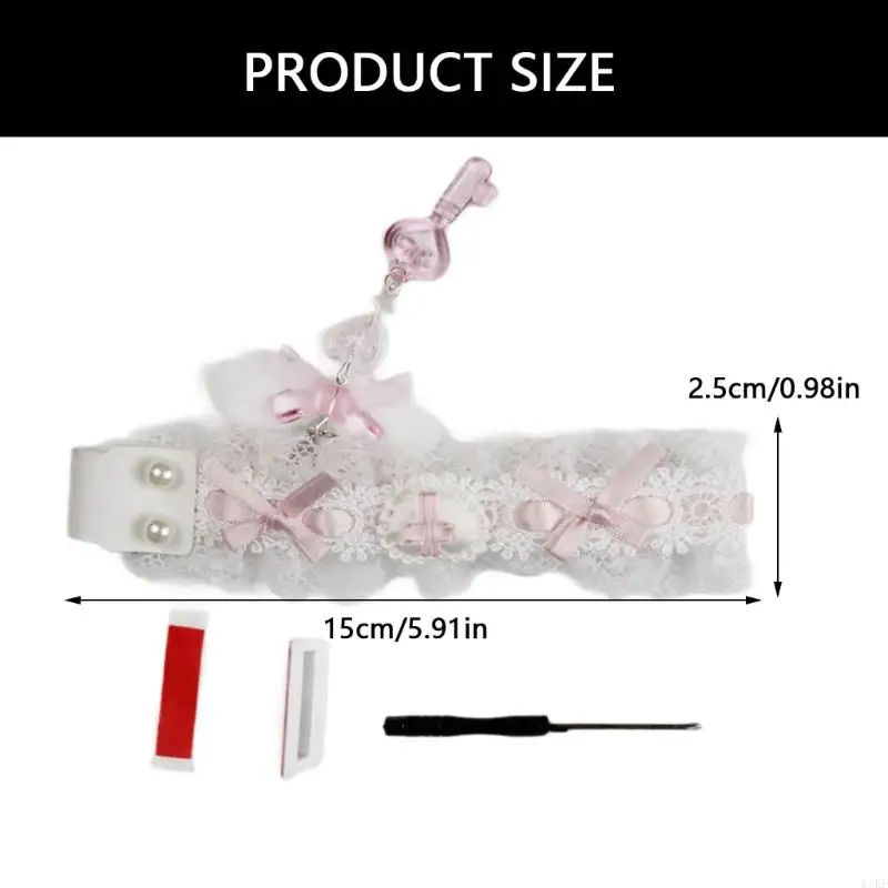 Cinta teclado encaje con correa para teclado adhesivo con botón Adhesivo con correa para botón para facilitar - imagen 3