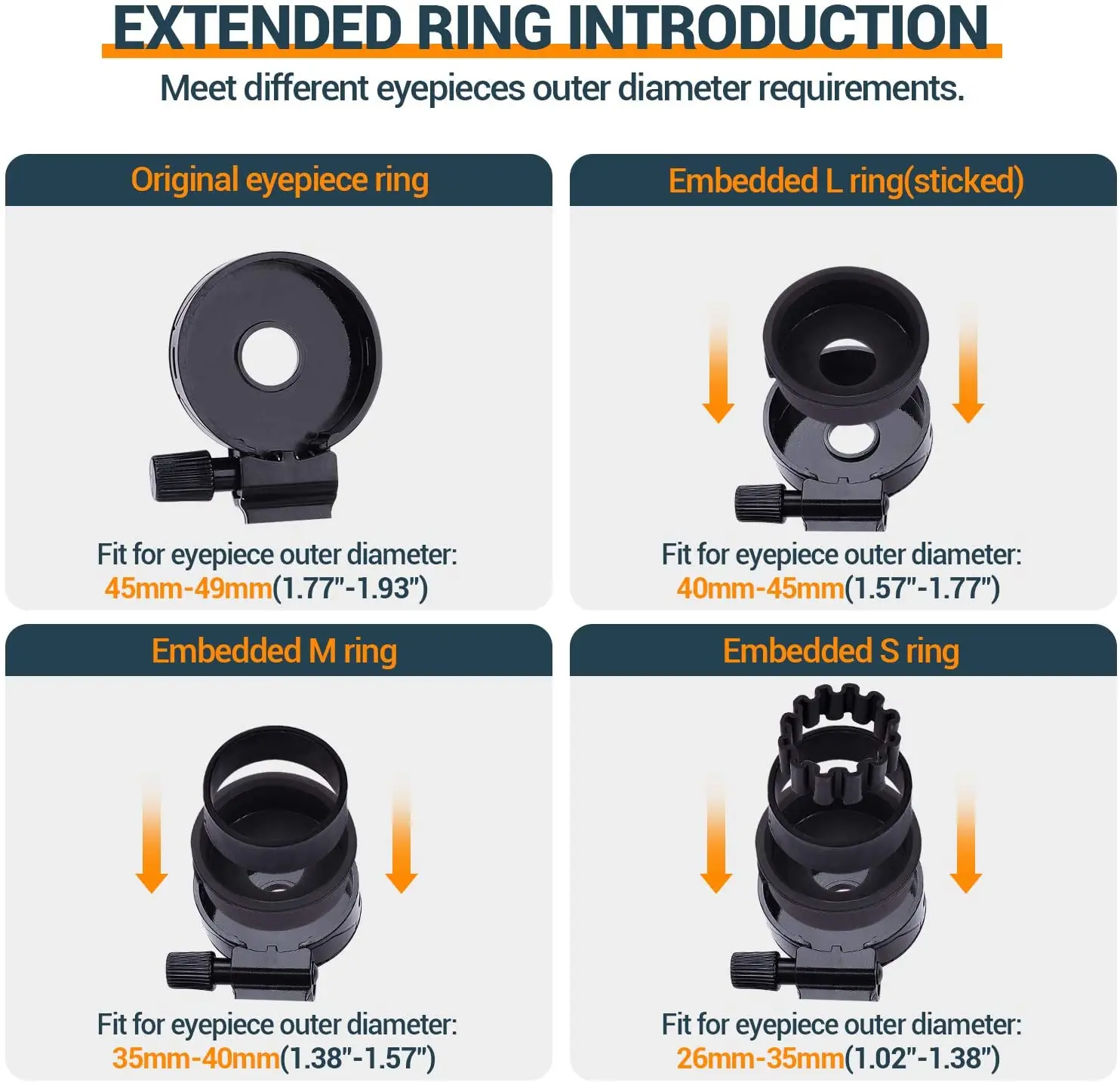 Soporte Universal para teléfono rápido, telescopio Monocular, Binocular, potente telescopio, adaptador de célula para exteriores, Clip de vídeo para cámara - imagen 5
