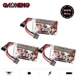 Batería Lipo recargable GNB 4S 14,8 V 2500mAh 12C con enchufe XT60 18650 para Dron FPV Crossover Quadcopter helicóptero avión