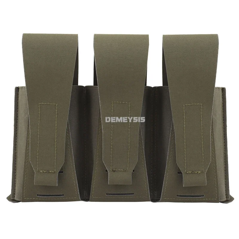 Bolsas tácticas Triple para revistas con hebilla G Molle tiro Paintball CS Mag bolsas chaleco de caza bolsa portadora de revistas - imagen 3