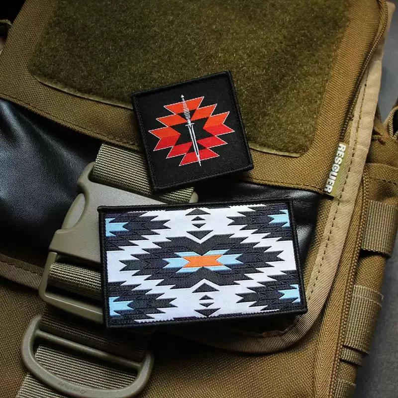 Parche bordado con personalidad de sistemas Canyon negros, pegatinas para mochila táctica, insignia de moral BCS, brazalete bordado con gancho y bucle - imagen 2