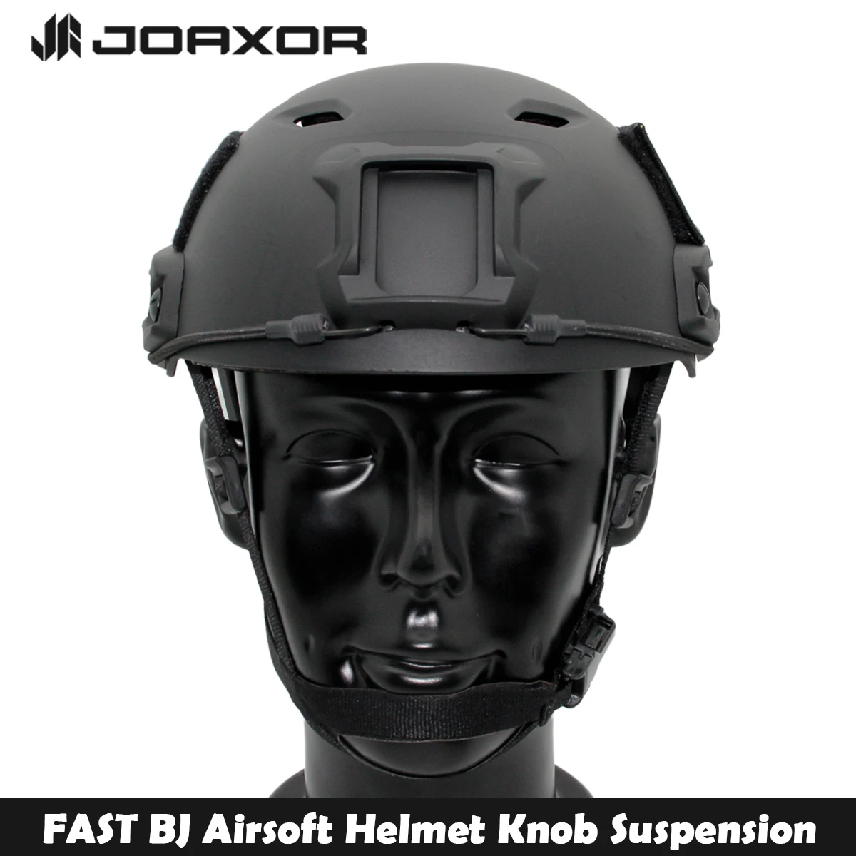 JOAXOR FAST BJ casco táctico Airsoft, perilla ajustable, montaje cuadrado y riel lateral, equipo de protección para tiro de Paintball al aire libre - imagen 3