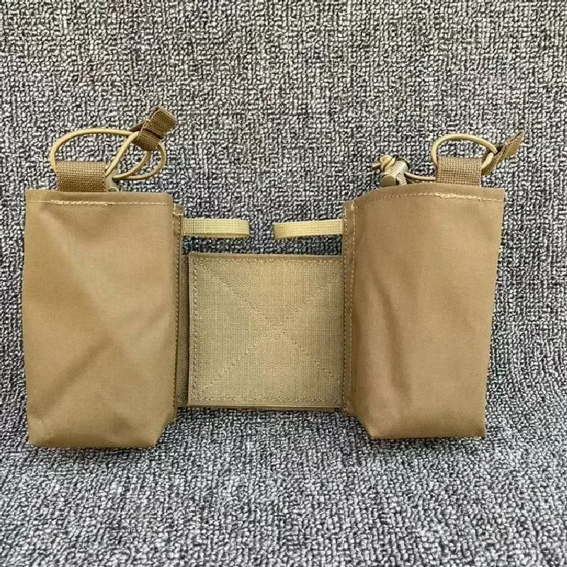 Bolsa de Radio táctica MK3 MK4 chasis Micro expansor de lucha alas bolsa de revista aparejo de pecho portador de placa Multicam Mag bolsa - imagen 2