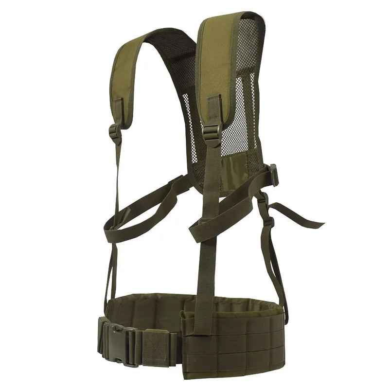 Molle-chaleco táctico de batalla para hombre, cinturones de cintura Swat Airsoft con correa para el hombro, chaleco de caza al aire libre, ropa CS - imagen 4