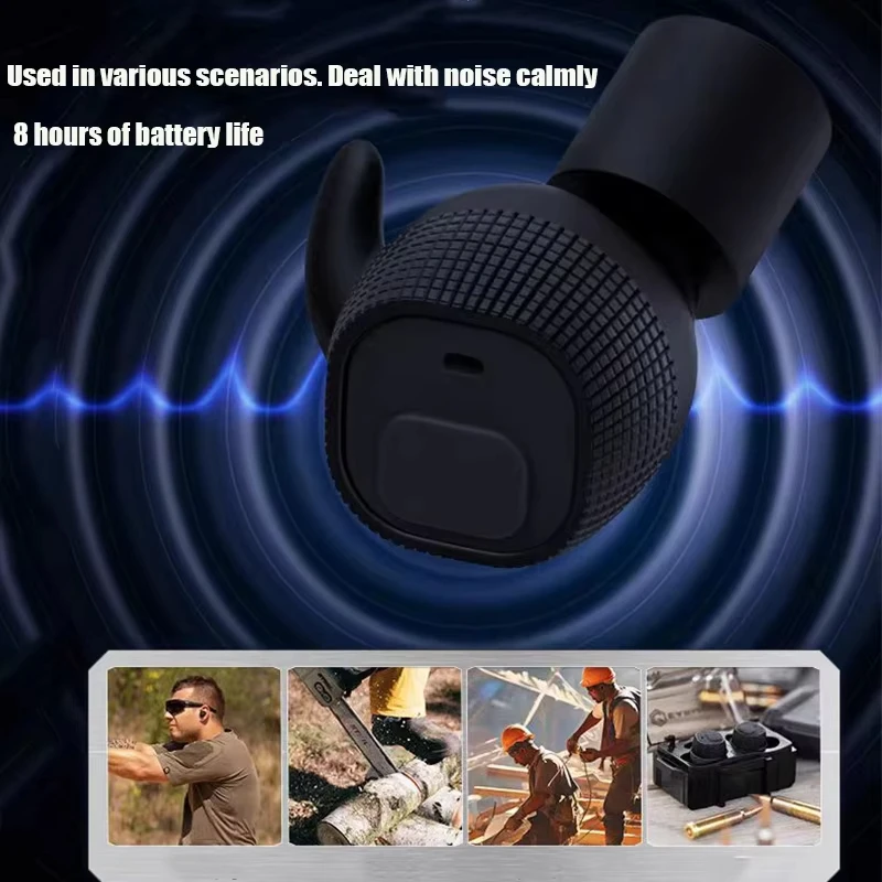 Tapones para los oídos Bluetooth Earmor M20 Ver, tapones para los oídos electrónicos militares con reducción de ruido, protección auditiva para tiro de alcance y caza - imagen 4