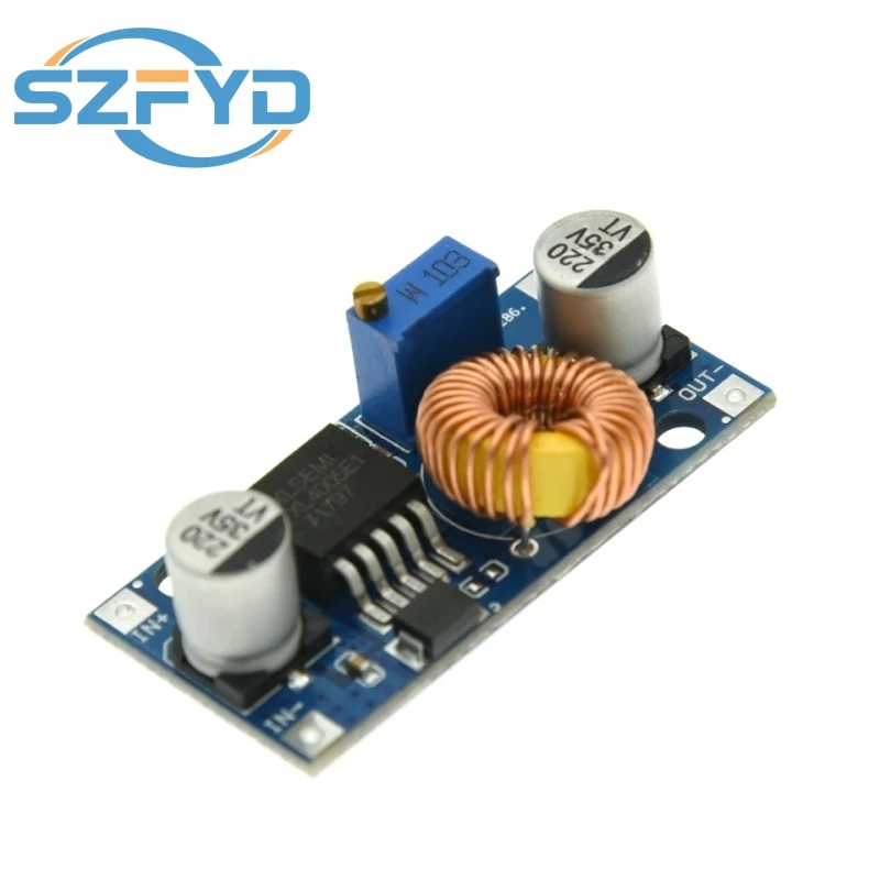 Módulo reductor ajustable XL4005 DC-DC - Alta corriente de 5 A, fuente de alta potencia - Superior a LM2596