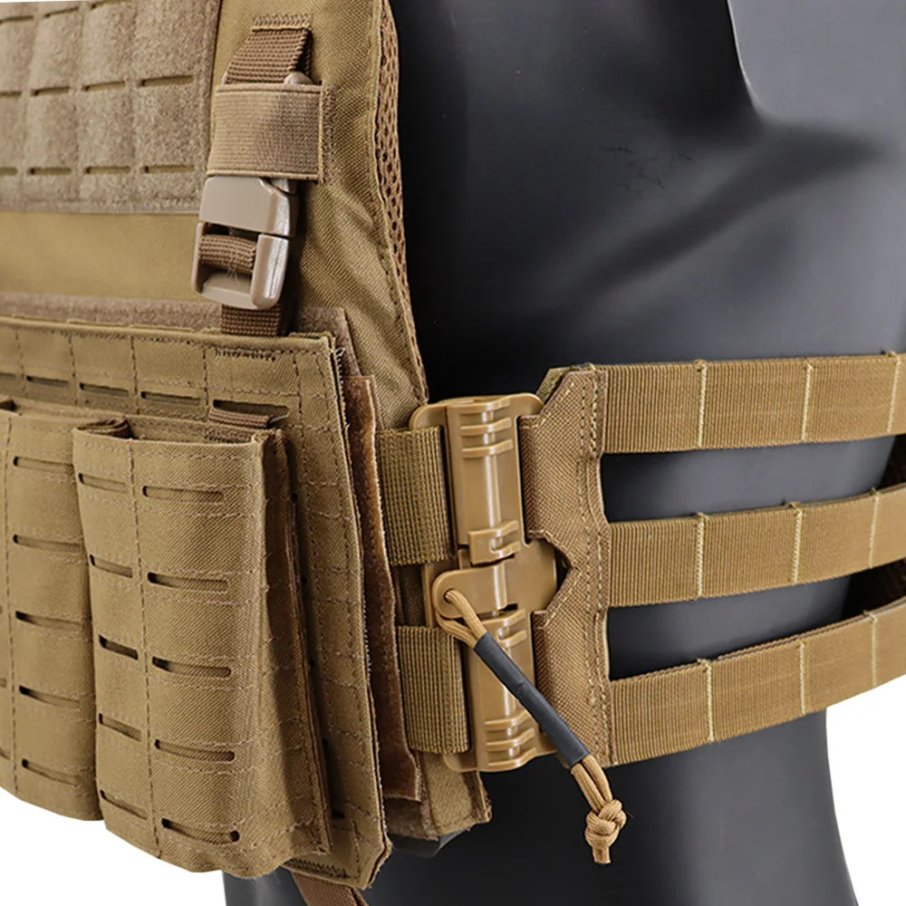 Chaleco táctico de alta calidad, faja, conjunto de hebilla de liberación rápida, portador de placa de chaleco para Airsoft JPC CPC 6094 420, accesorios de chaleco - imagen 2