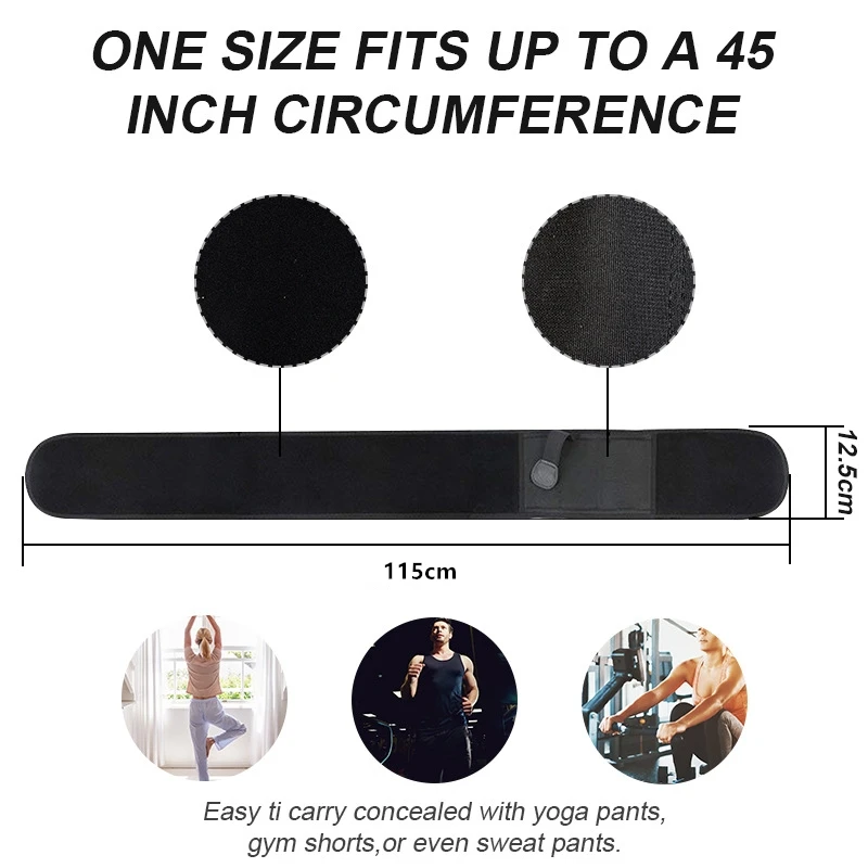 Funda táctica oculta portátil para pistola de vientre, cinturón de correa de cintura oculta para exterior, funda de defensa de caza - imagen 5