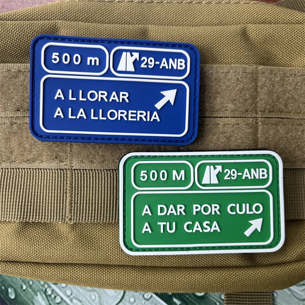 Parche táctico PVC para ropa y equipamiento, diseñado en España - imagen 2