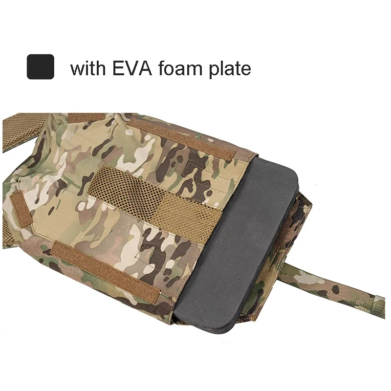 TRN-chaleco táctico de caza, armadura corporal, portador de placa, accesorios Airsoft, bolsa Mag, 6094G3 MK5 Camo, Paintball - imagen 5