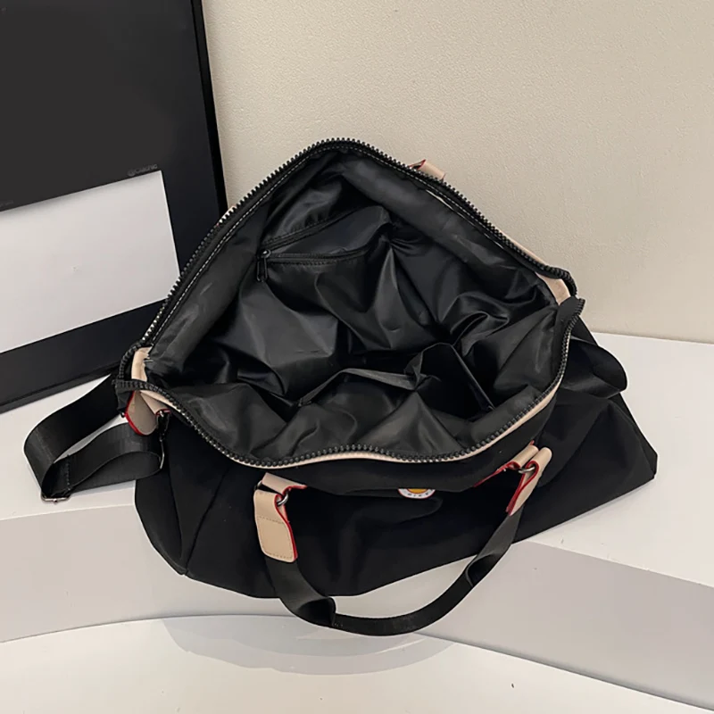 Bolso de hombro tipo bandolera para entrenamiento de gimnasio, separación en seco y húmedo, equipaje de embarque, viaje corto, bolso de compras para comando - imagen 5