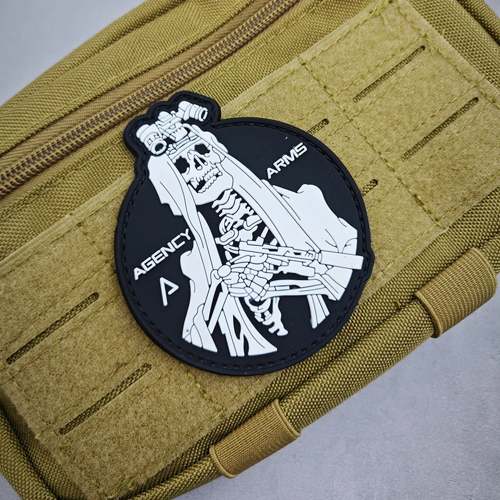 Accesorios para bolsas al aire libre, insignias tácticas de goma de PVC, mochilas escolares para drones morales, parches de gancho y bucle para mochila, chaleco y casco DIY - imagen 2