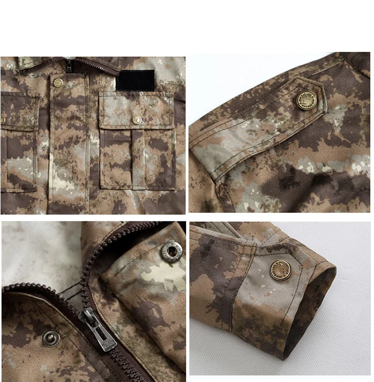 Traje de camuflaje para hombres y mujeres, ropa de entrenamiento transpirable, ropa de primavera y otoño, nuevo - imagen 3
