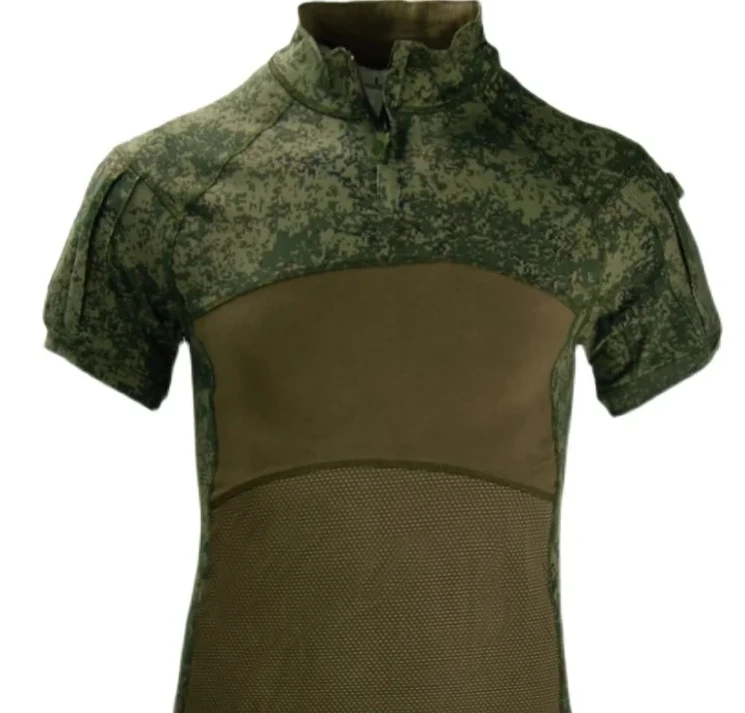 Camiseta táctica rusa EMR verde combate manga corta - imagen 3