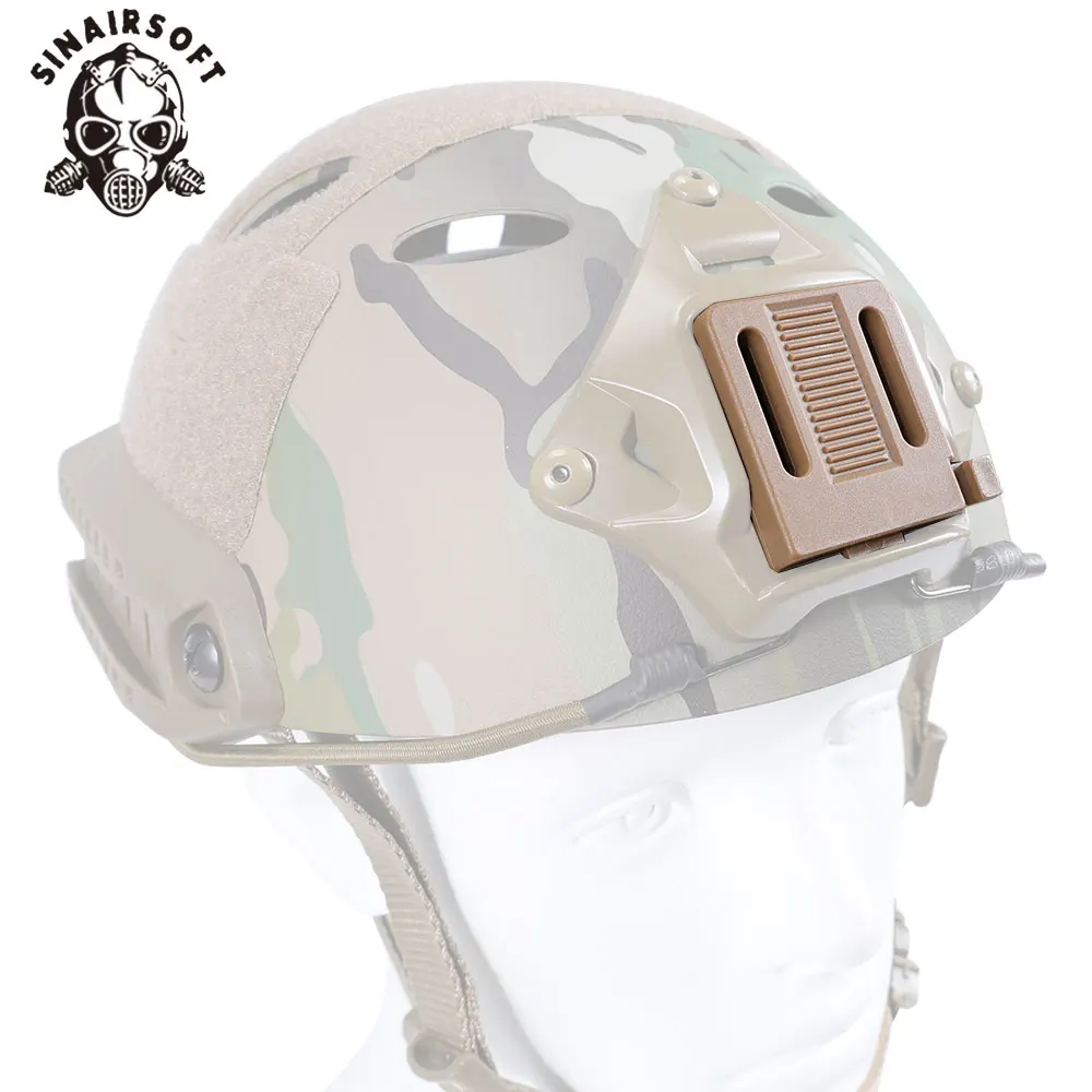 Adaptador de montaje NVG para casco táctico, dispositivo multifuncional de visión nocturna para cascos rápidos, accesorios Airsoft, nuevo - imagen 5