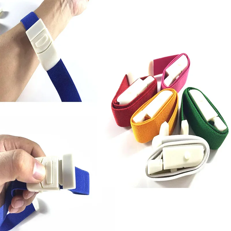 Torniquete a presión ABS, banda con hebilla de emergencia médica de liberación rápida, cinta portátil ajustable, accesorios de primeros auxilios para exteriores
