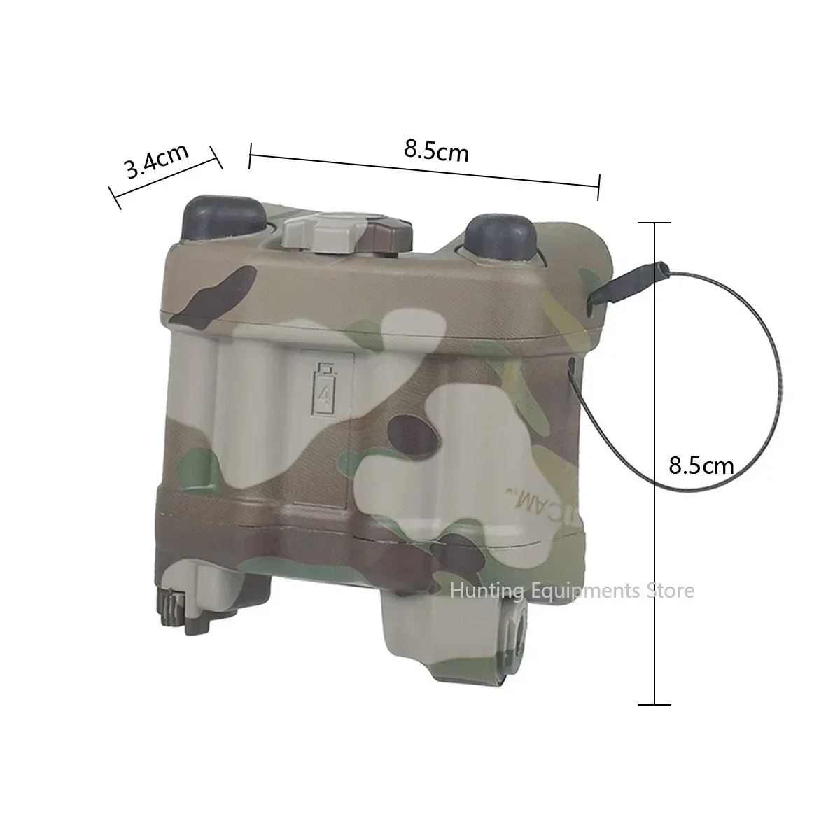 FMA TB1280-MC/BK Caja de batería para casco AN/PVS-31 - imagen 5