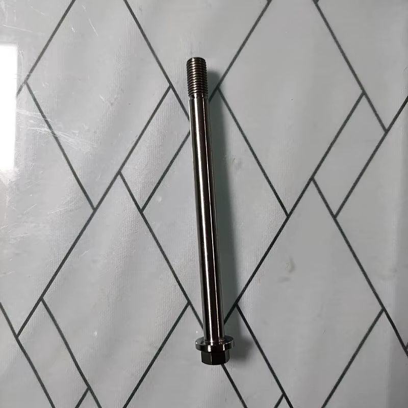 Tornillo de titanio M10 cabeza de brida paso rosca 1,25 - imagen 3
