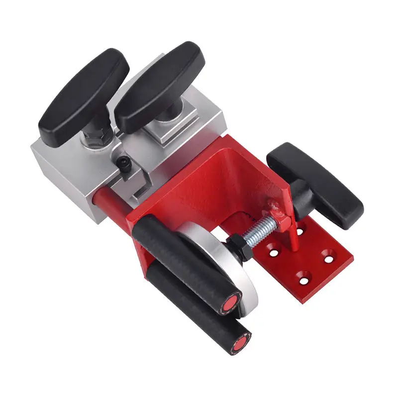 Tornillo de banco de arco de Tiro con Arco ajustable de Metal, arcos compuestos y soporte de equipo de flecha, soporte de herramienta Universal paralelo profesional - imagen 4