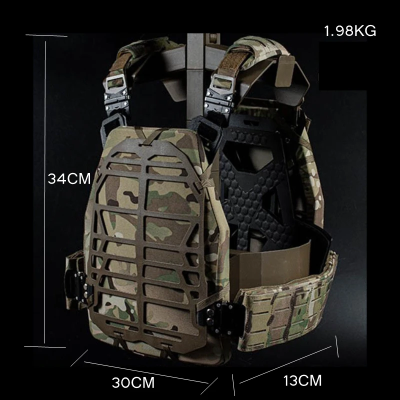 Chaleco táctico PFM para hombre con almohadilla protectora - imagen 5