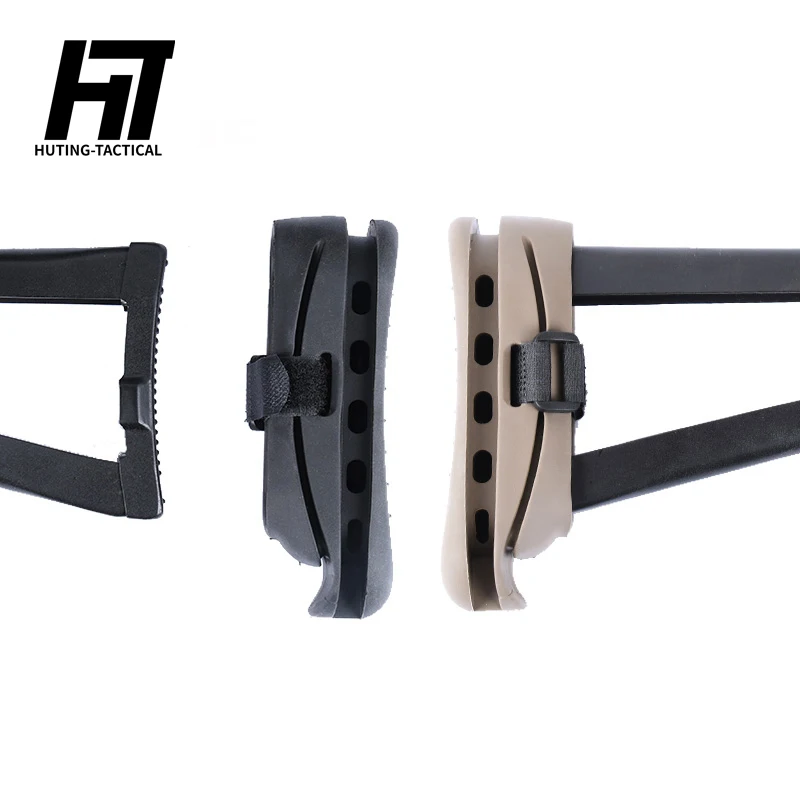 Almohadilla táctica de goma a prueba de golpes para Rifle de caza AK74 SVD, cojín trasero, accesorios para armas - imagen 2