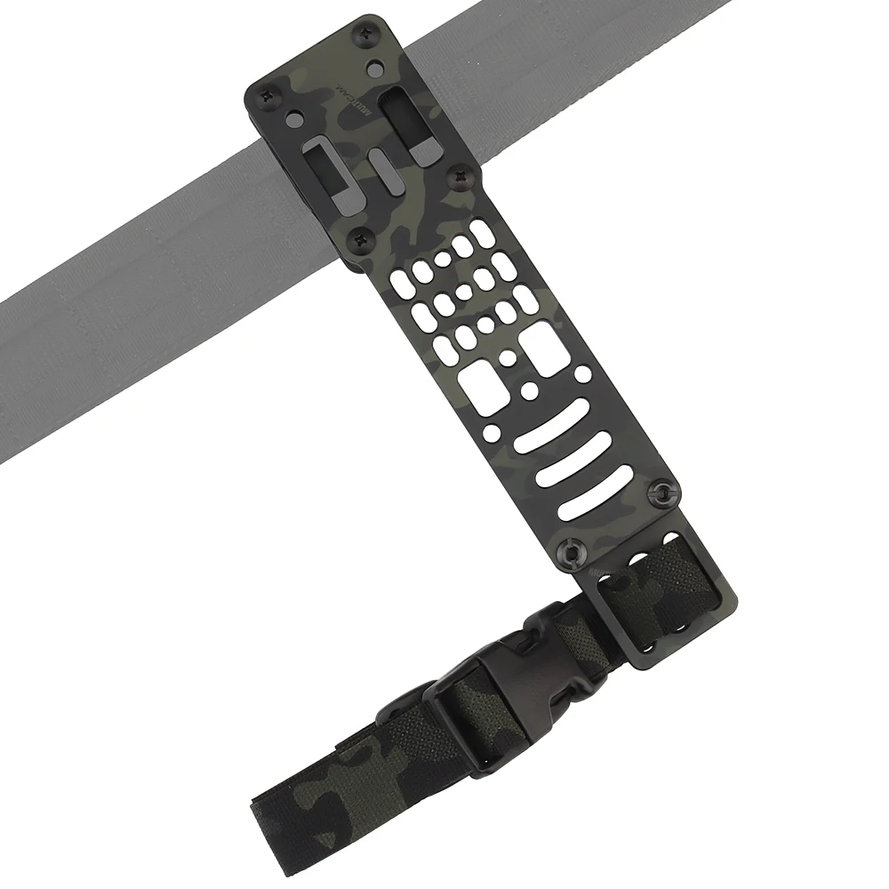 Adaptador de funda Modular, banda de pierna caída para caza táctica Airsoft, sistema QLS de extracción rápida, accesorio de funda de plataformas - imagen 3