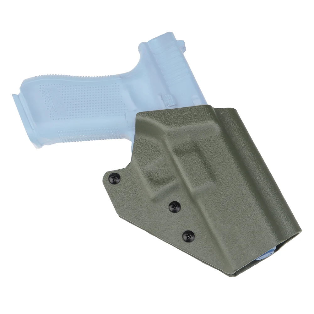 Funda de pistola Kydex ligera, puede llevar mira de punto rojo para Glock G17, G19, G19X, G22, G44, G45, G47
