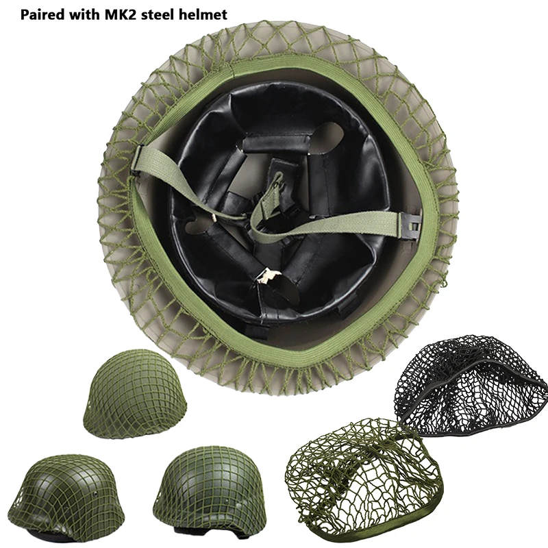 Correa táctica para casco, banda elástica reflectante, cubierta de red, red de repuesto para M1 M88 MICH, correa para casco militar, combate al aire libre - imagen 3