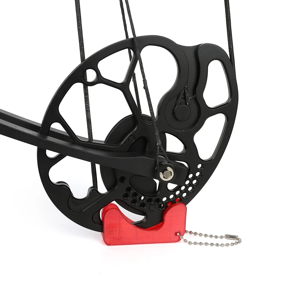 Protector de rueda de polea de arco compuesto para caza y tiro con arco, PLA multicolor, duradero, portátil, objetivo de tiro, accesorios para arco compuesto - imagen 4