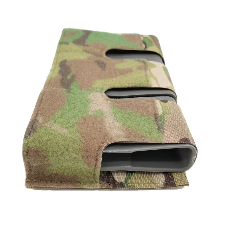 Bolsa para revistas 556, chaleco táctico KTS con Clip incorporado, bolsa para revistas Triple, porta revistas con placa cortada con láser - imagen 5