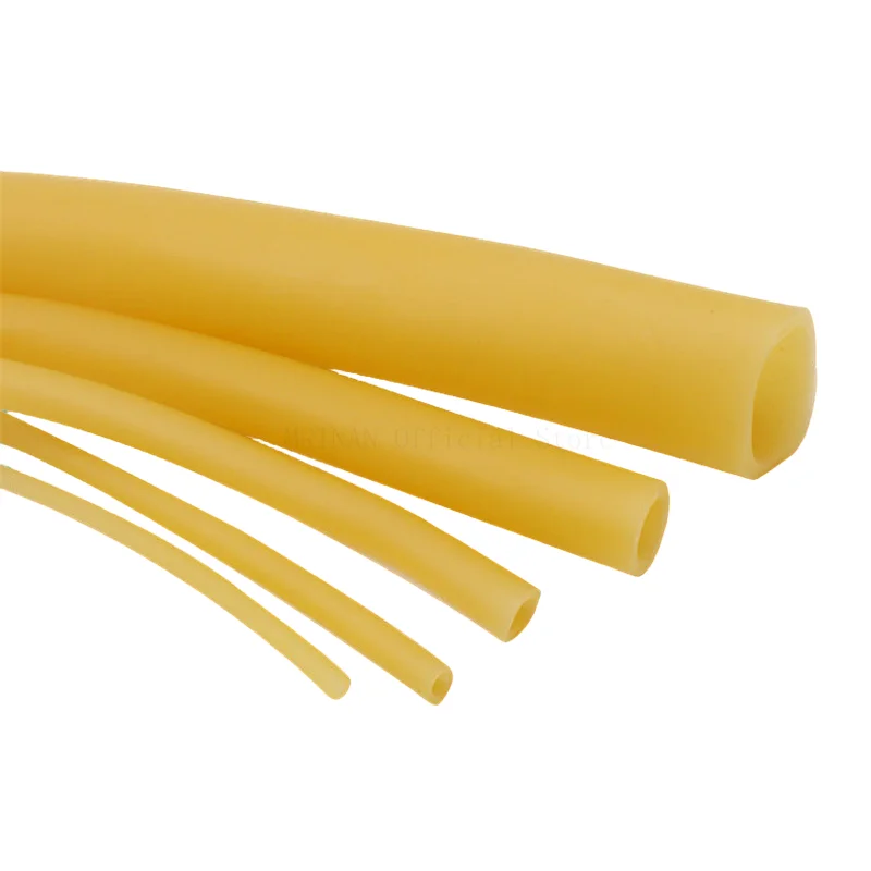 Manguera de goma de látex de 1/3/10M, banda de goma de alta resistencia ID 1,7 ~ 12mm, tubo médico elástico, tirachinas, accesorios para Catapulta de caza - imagen 5