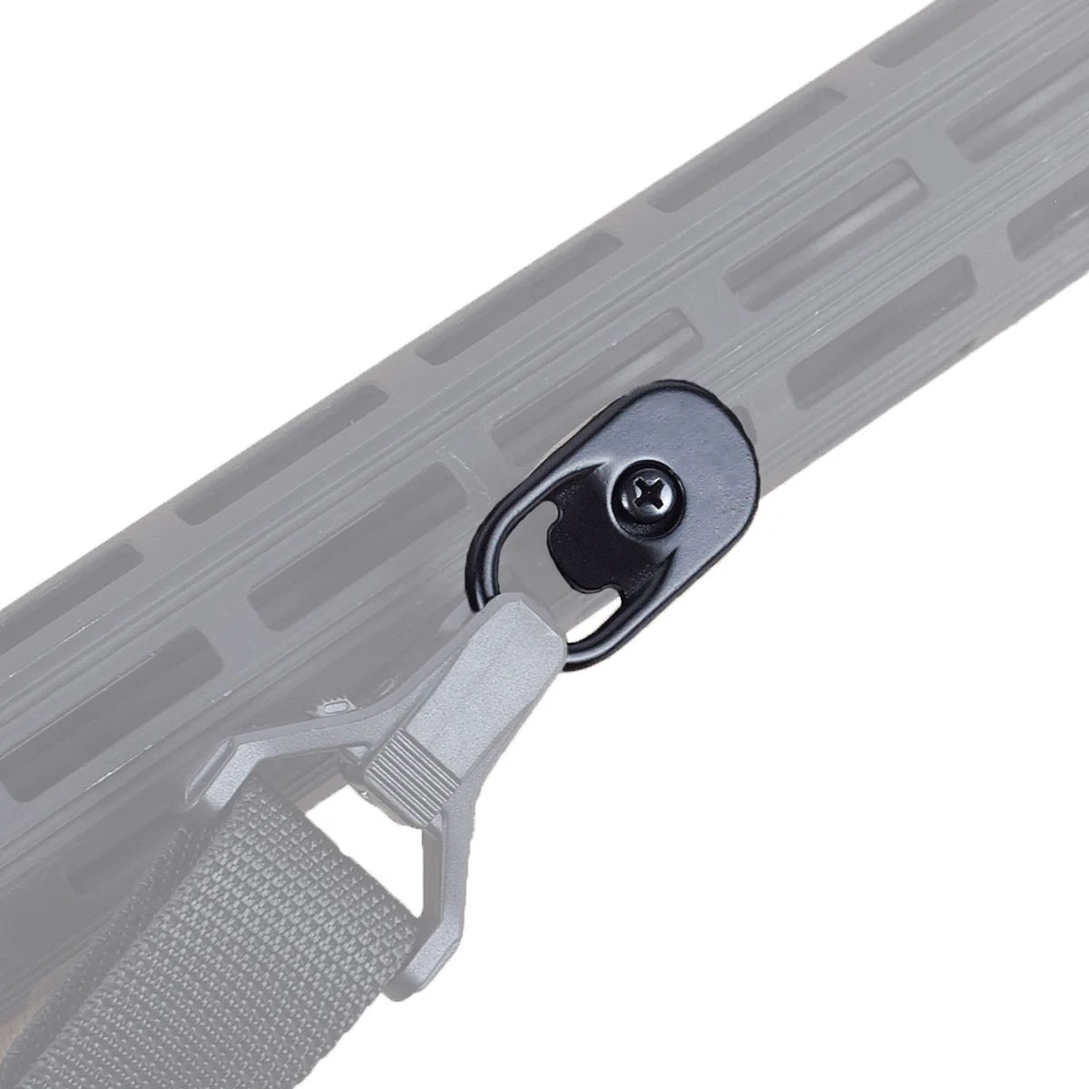 RSA GBB MLOK MS2 MS3 soporte de eslinga táctico KeyMod Sling giratorio para sistema KeyMod y accesorios de caza M-LOK arma AR15 AK47 AK74 - imagen 5