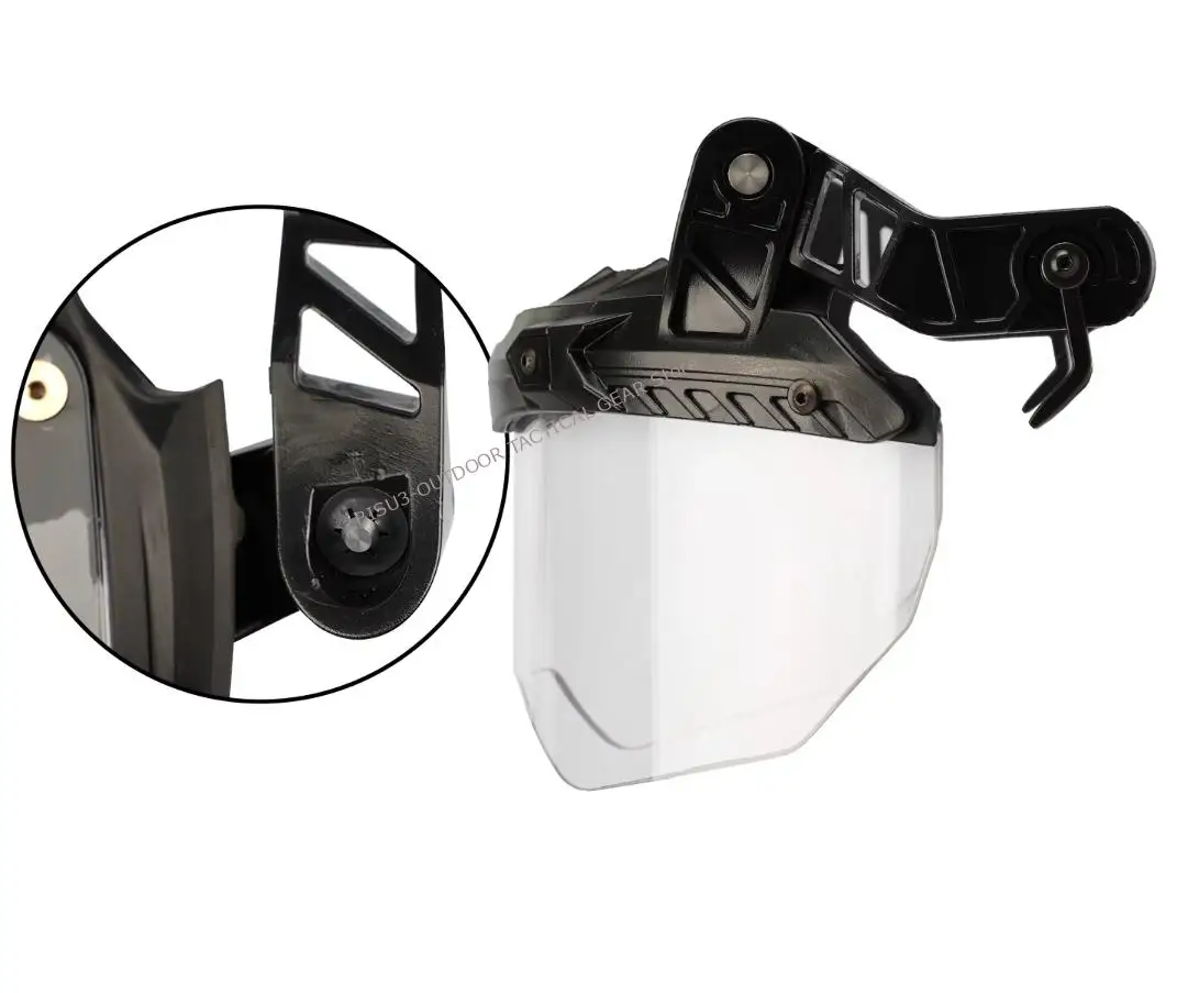 Gafas tácticas para casco Wendy/FAST/MICH, antivaho, Riot, riel guía Wendy, gafas multiángulo, máscara protectora extendida