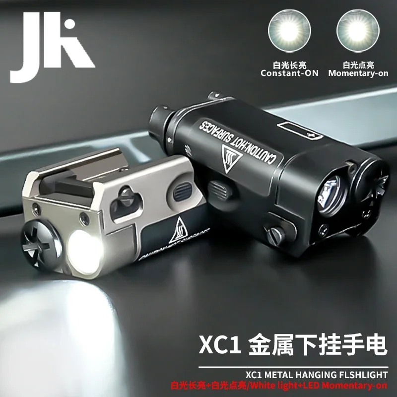 Luz de explorador táctica SF XC1, linterna LED de Metal constante/metánea G17 G18 G19 XC-1, luz para arma de caza Airsoft, compatible con riel de 20mm - imagen 3