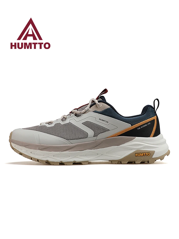 HUMTTO 2025 zapatos de senderismo para hombre, zapatillas todoterreno ligeras antideslizantes para exteriores, zapatos deportivos para trekking, zapatos informales para escalar el tobillo - imagen 4