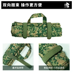 Esterilla camping camuflaje holandés ignífuga impermeable plegable