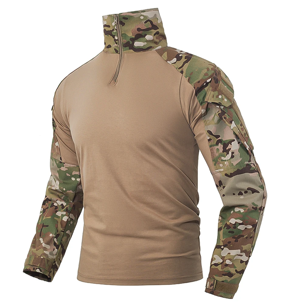 SINAIRSOFT Gen3 camiseta táctica caza Paintball Airsoft combate camisa multi-camuflaje al aire libre G3 ropa deportiva - imagen 4