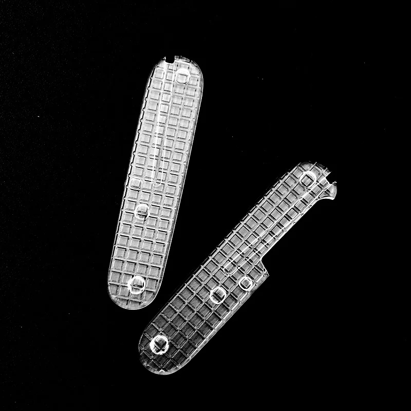Parches de mango de escamas acrílicas transparentes, 4 tipos de cuchillos para cuchillos del ejército suizo Victorinox de 91MM, piezas de accesorios DIY - imagen 3