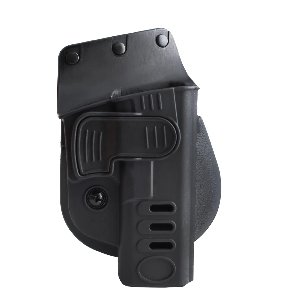 Accesorios Glock, funda para cinturón de mano derecha, funda de paleta táctica para pistolas Glock 17/19/22/23/31/32/34/35