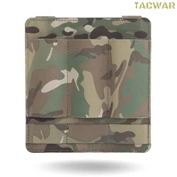 Soporte de sujeción de brida de Cable de plástico elástico táctico, funda de almacenamiento de Cable MOLLE para caza, portador de placa Airsoft FCPC