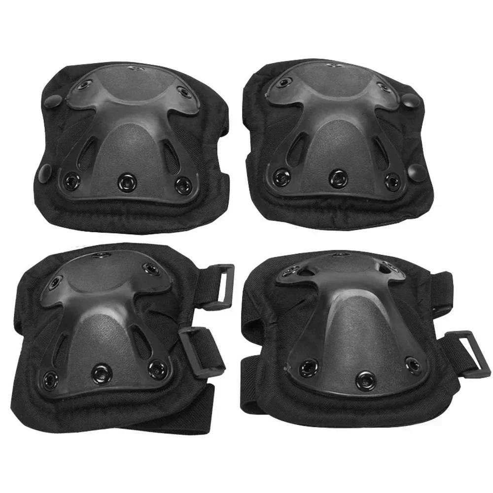 Equipo de protección táctico para exteriores, juego de 4 rodilleras, coderas para ciclismo al aire libre, montañismo y deportes de protección para senderismo - imagen 3