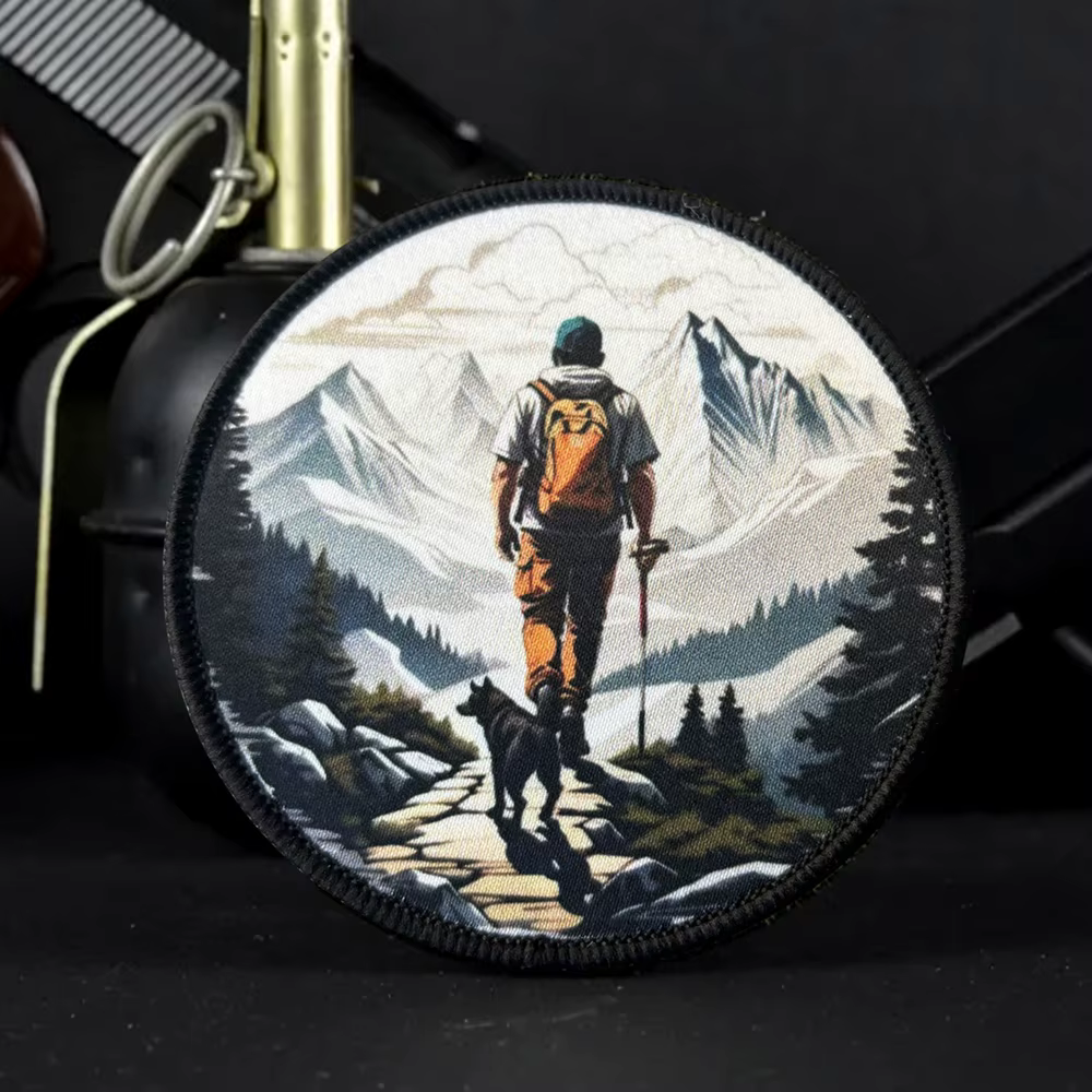 Parche táctico chevron morale con velcro para airsoft y chalecos - imagen 5