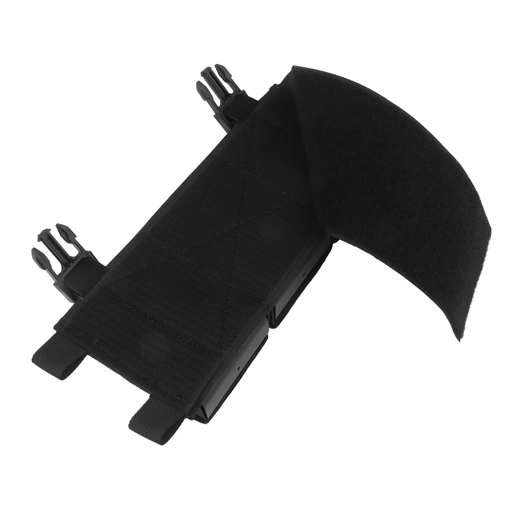 Bolsa magnética Triple de 7,62mm, MOLLE cortada con láser, retención elástica silenciosa, Compatible con aparejos de pecho para caza, tiro, Airsoft - imagen 5