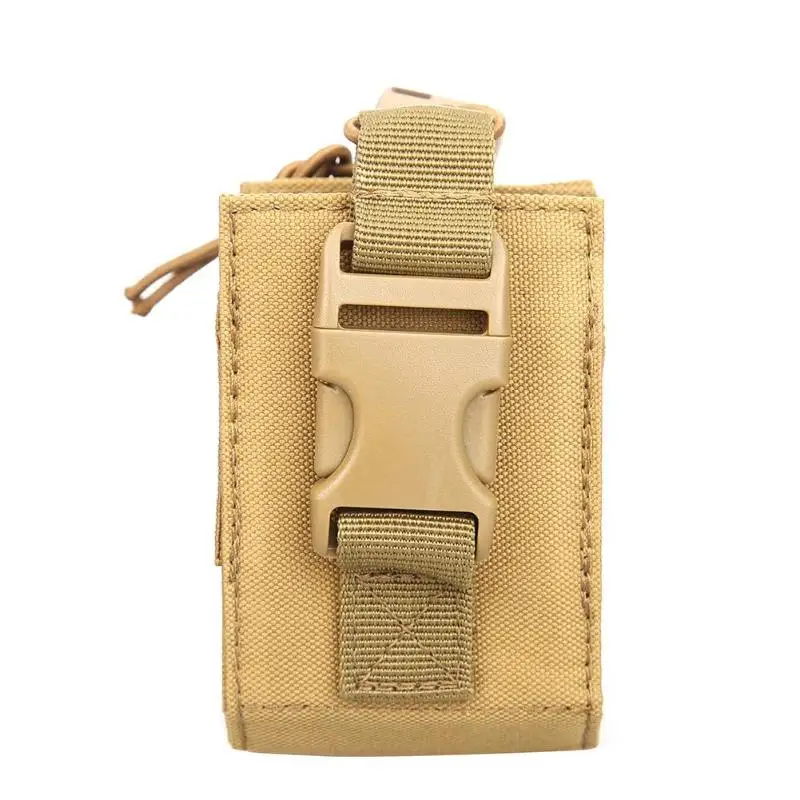 Bolsa táctica Molle para Walkie Talkie, bolsa de almacenamiento para interfono, bolsa para Radio al aire libre, estuche protector para walkie-talkie para caza - imagen 4