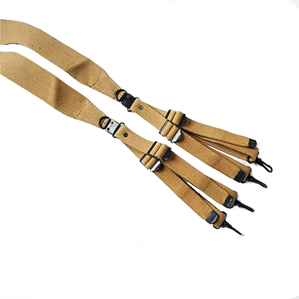 Cinturón de eslinga de soldado de EE. UU. de la Segunda Guerra Mundial, correa trasera tipo X, equipo de correa trasera para cámara exterior, correa de hombro decorativa, cinturón táctico - imagen 3