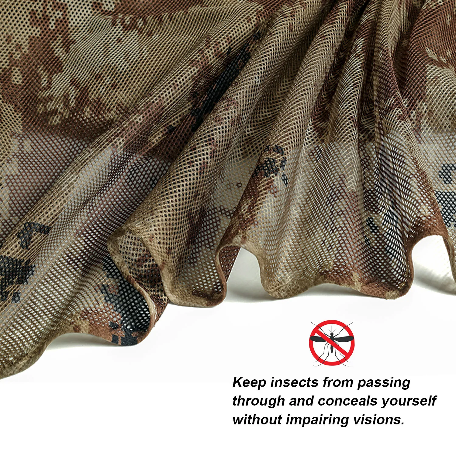 Sombra de tela de malla de camuflaje individual 300D, sombra para exteriores, jardín, decoración del hogar, valla, sombra para exteriores, 1,5 m de ancho - imagen 5