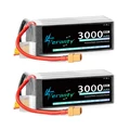 2pcs 22.8V 3000 XT90