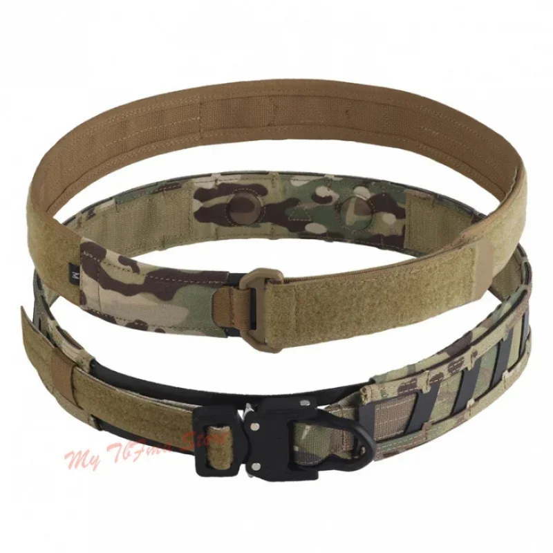 Cinturón táctico MOLLE magnético de liberación rápida, hebilla metal