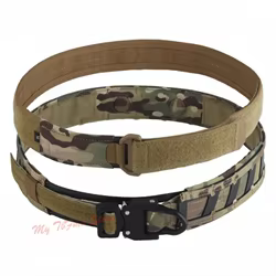 Cinturón táctico MOLLE magnético de liberación rápida, hebilla metal