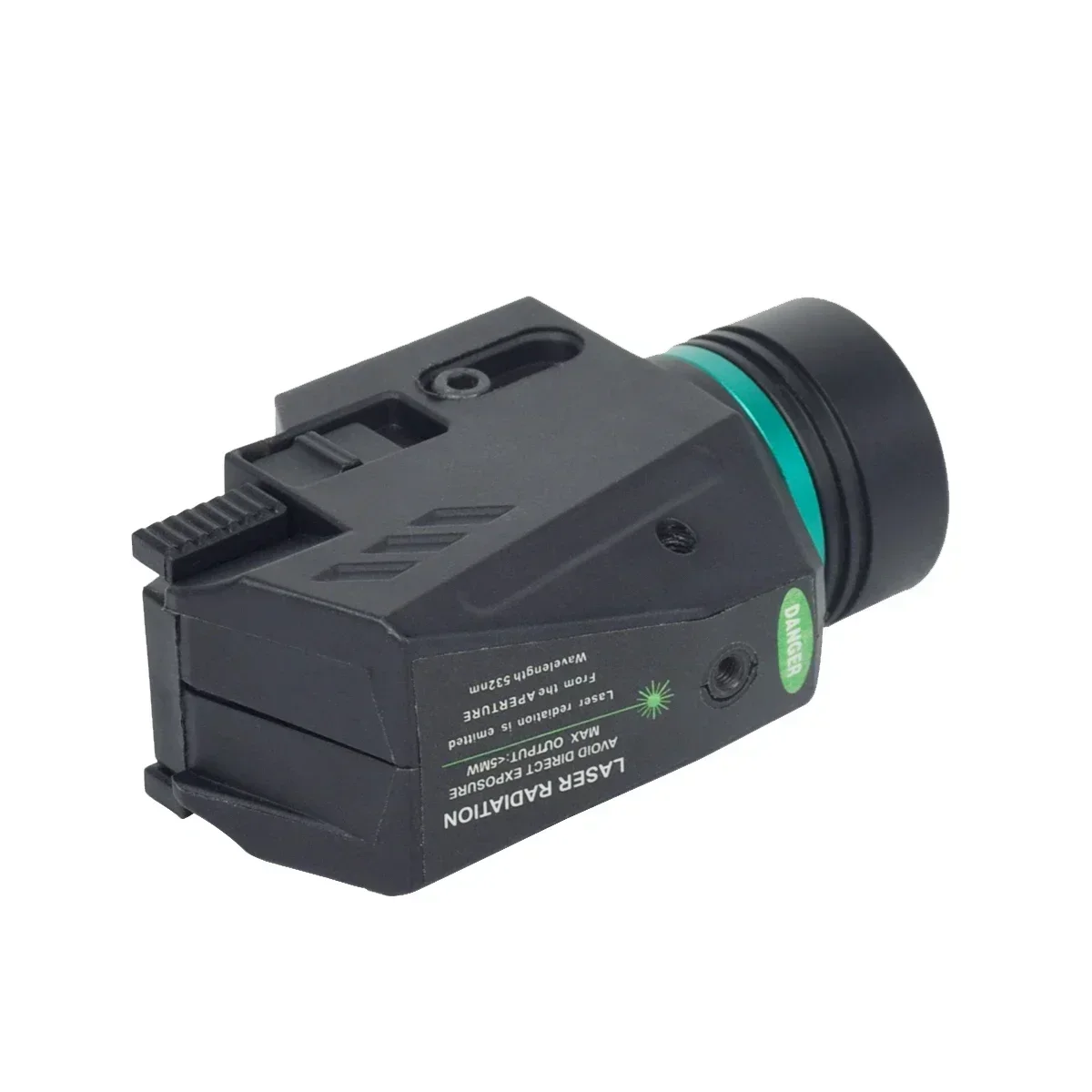 Luz LED de nailon de 150 lúmenes para riel de 20mm, pistola de armas G17 G19, mira láser roja/verde, linterna combinada táctica para pistola Airsoft - imagen 5